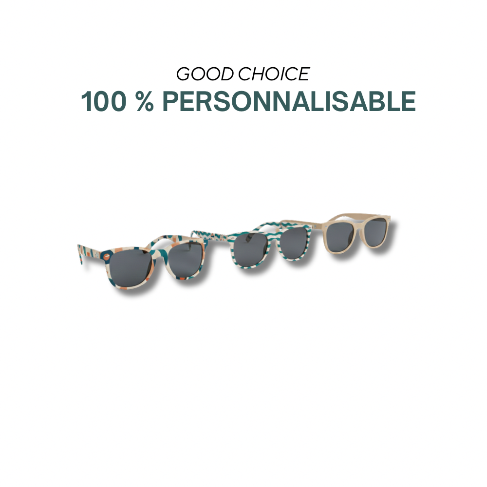 Combloux | Lunettes de soleil entièrement personnalisées en PC et bambou (UV400)