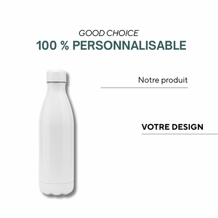 Campinas | Bouteilles en acier inoxydable à double paroi de 500 ml au pantone.
