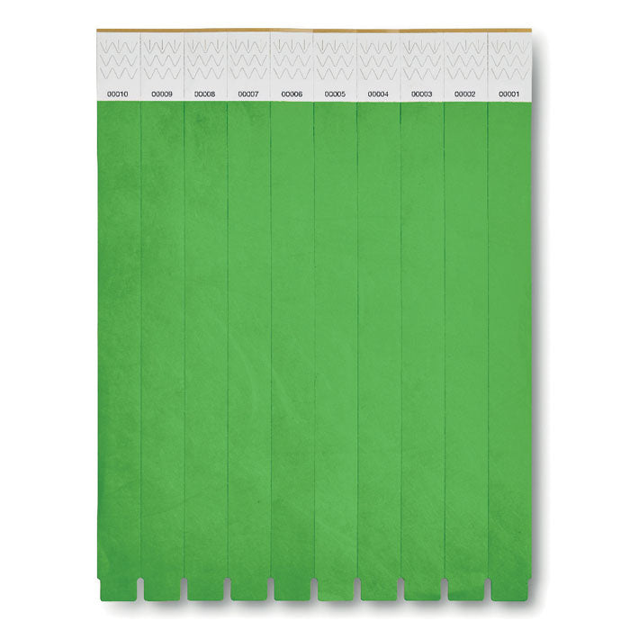Dubaï | Planche de 10 Bracelets DuPont ™ Tyvek®