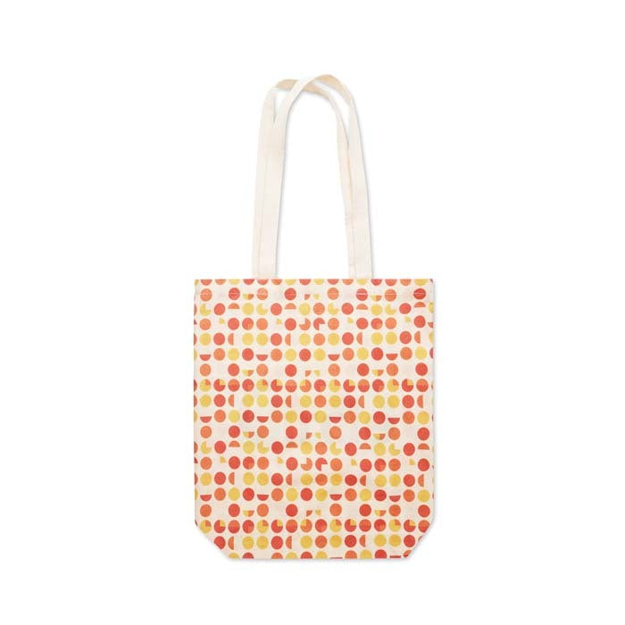 Carcassonne | Sac en coton recyclé de pré-consommation avec 10cm de fond et anses longues (38x10x42cm).