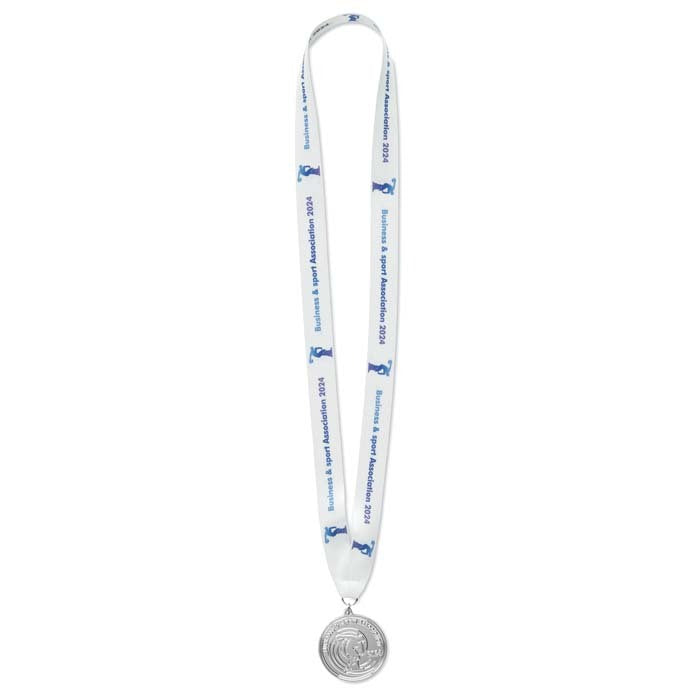 Gérardmer | Médaille en relief en fer avec rubans cousus en V.