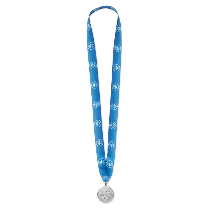 Gérardmer | Médaille en relief en fer avec rubans cousus en V.