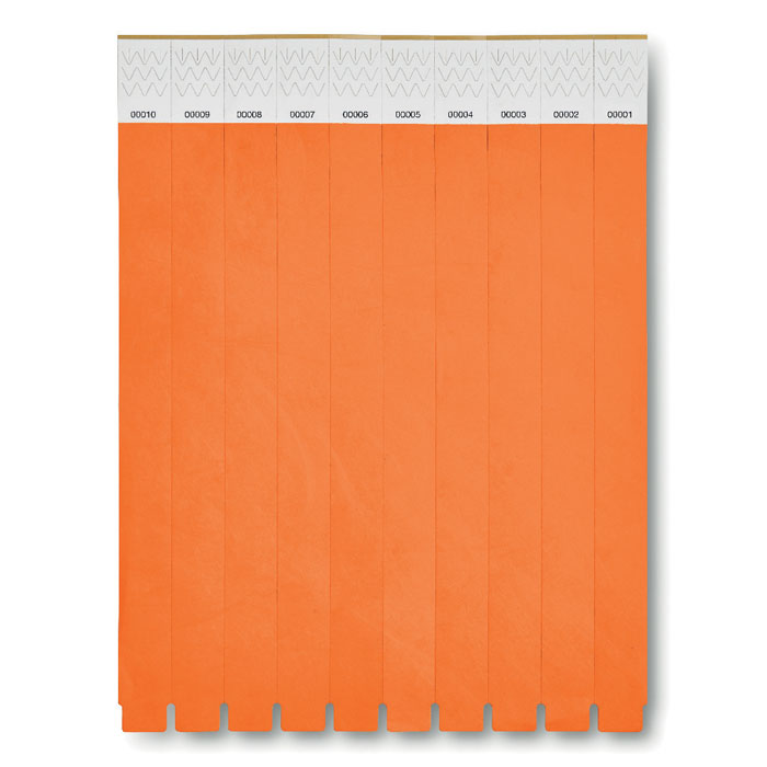Dubaï | Planche de 10 Bracelets DuPont ™ Tyvek®