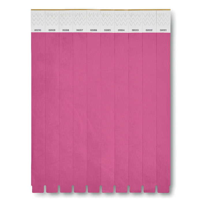Dubaï | Planche de 10 Bracelets DuPont ™ Tyvek®