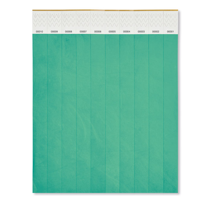 Dubaï | Planche de 10 Bracelets DuPont ™ Tyvek®