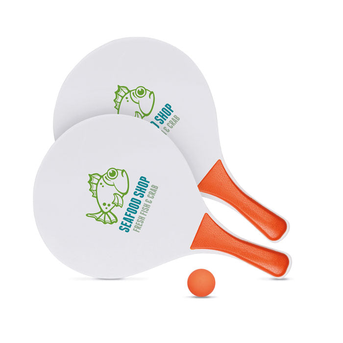 Taipei | Set de tennis de plage personnalisable constitué de 2 raquettes