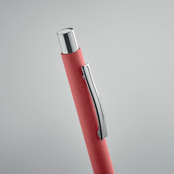 Wellington | Stylo à bille à bouton poussoir en papier recyclé
