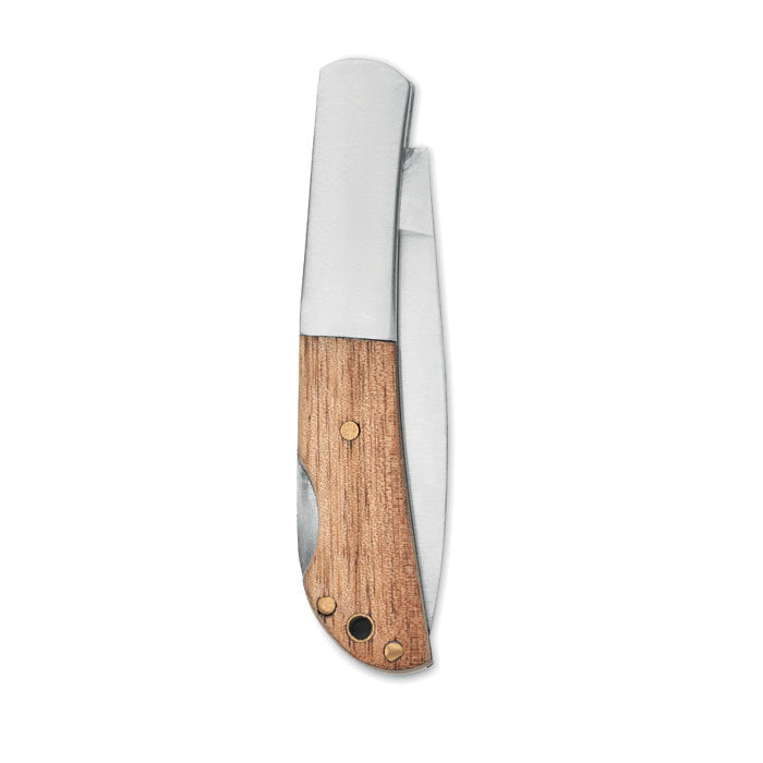 Funchal | Couteau pliable en acacia inoxydable