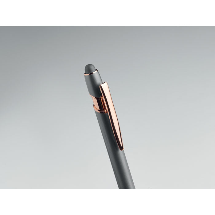 Atlanta | Stylo bille poussoir en aluminium recyclé
