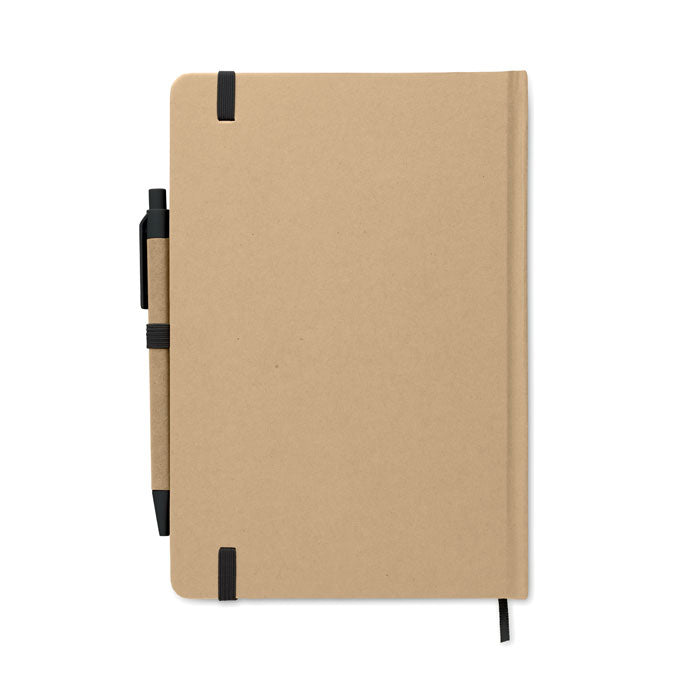 Genève | Carnet en carton recyclé avec stylo