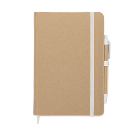 Genève | Carnet en carton recyclé avec stylo