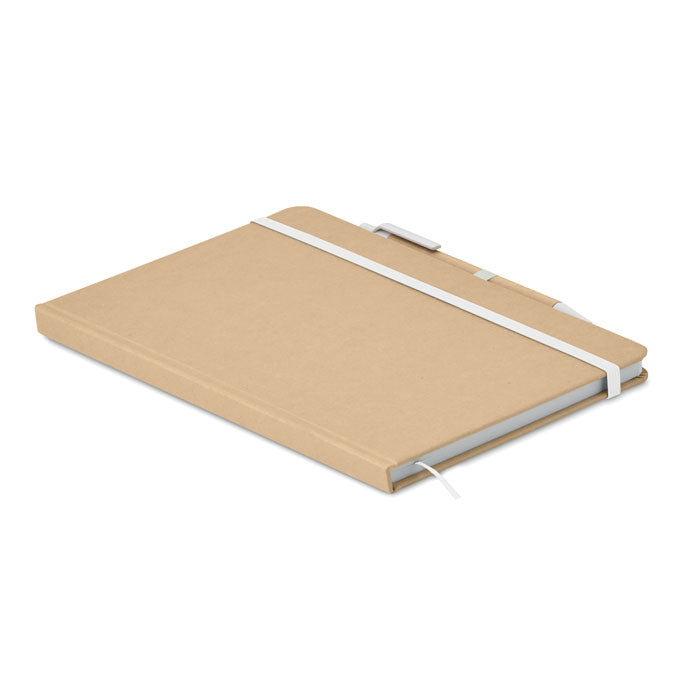 Genève | Carnet en carton recyclé avec stylo