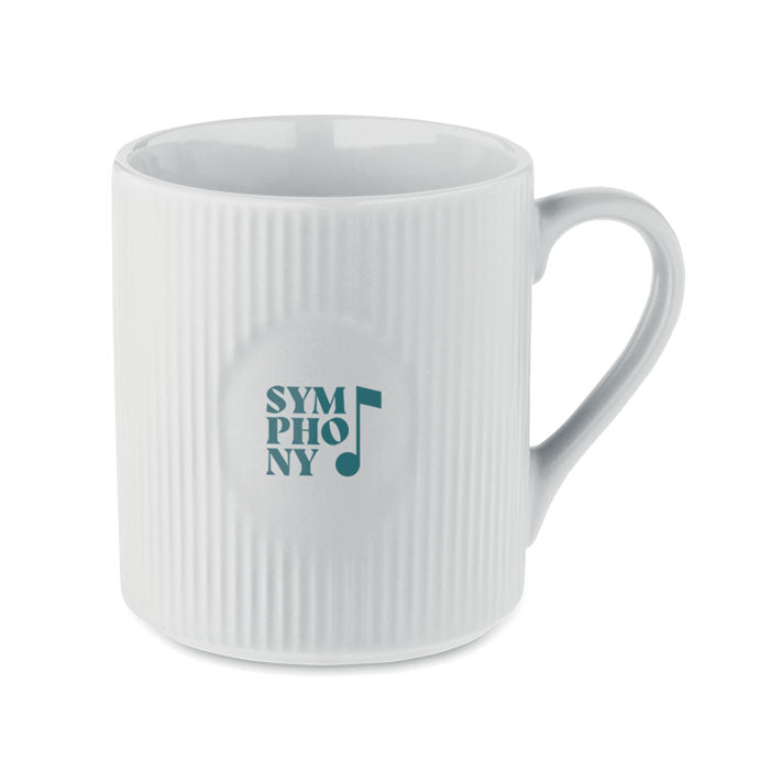 Roseau | Tasse céramique nervurée couleur mate