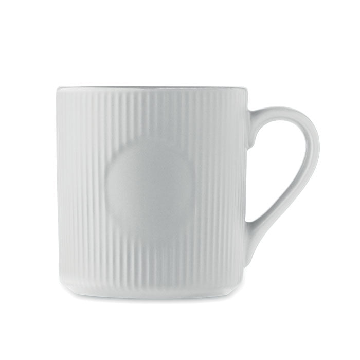 Roseau | Tasse céramique nervurée couleur mate