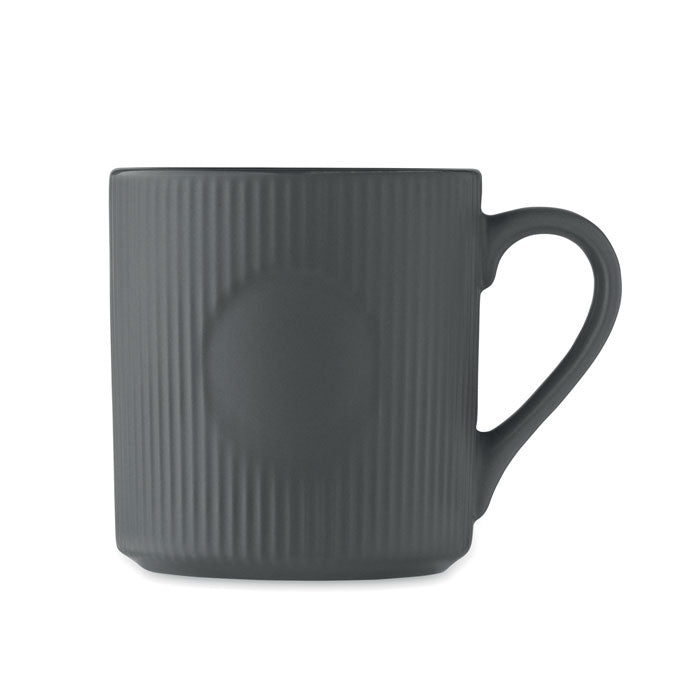 Roseau | Tasse céramique nervurée couleur mate