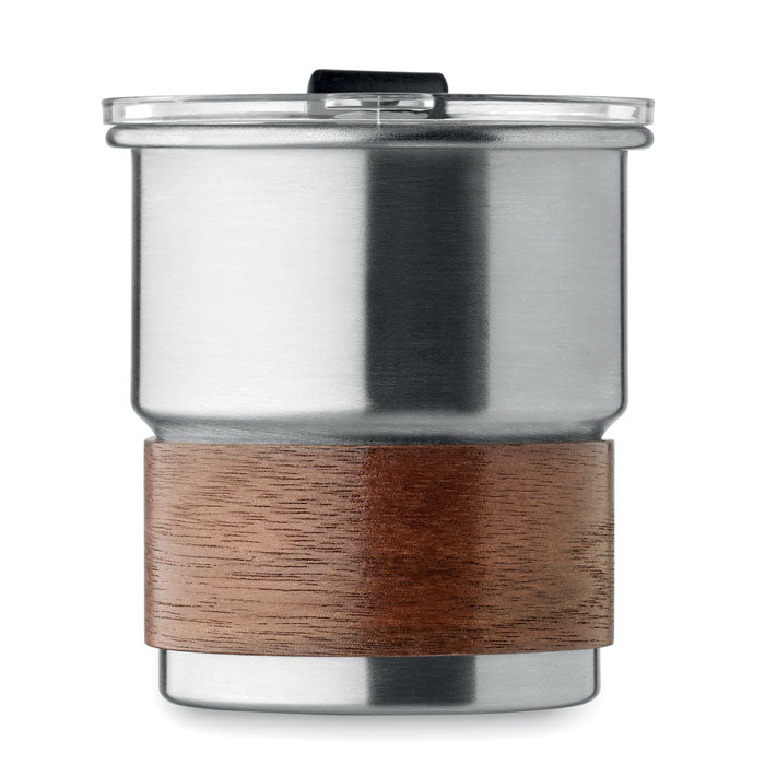 Sydney | Gobelet design simple paroi avec paille à personnaliser