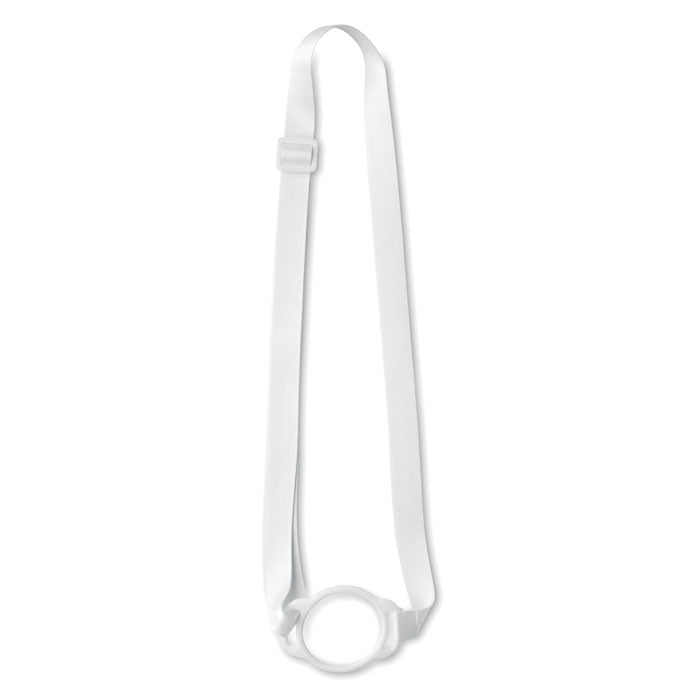 Geneva | Lanyard avec porte-gobelet en silicone personnalisable