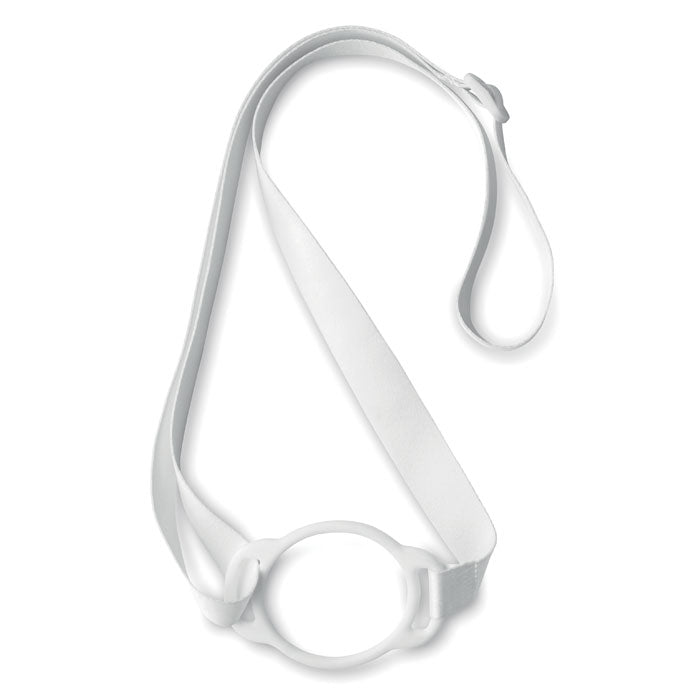 Geneva | Lanyard avec porte-gobelet en silicone personnalisable