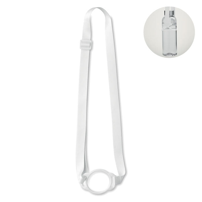 Geneva | Lanyard avec porte-gobelet en silicone personnalisable