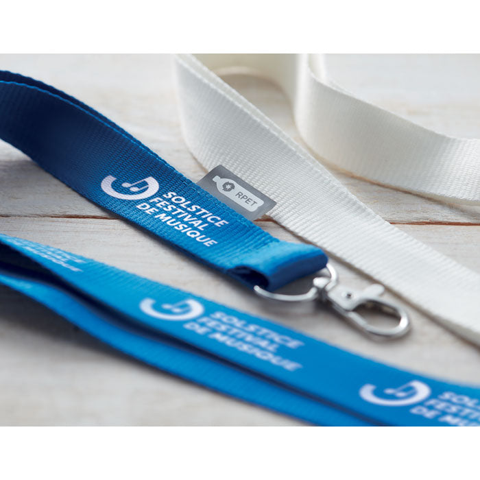 Tel Aviv | Lanyard en RPET avec crochet en métal