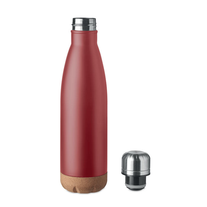 Saint-Omer | Bouteille acier inoxydable à personnaliser avec base en li!ège