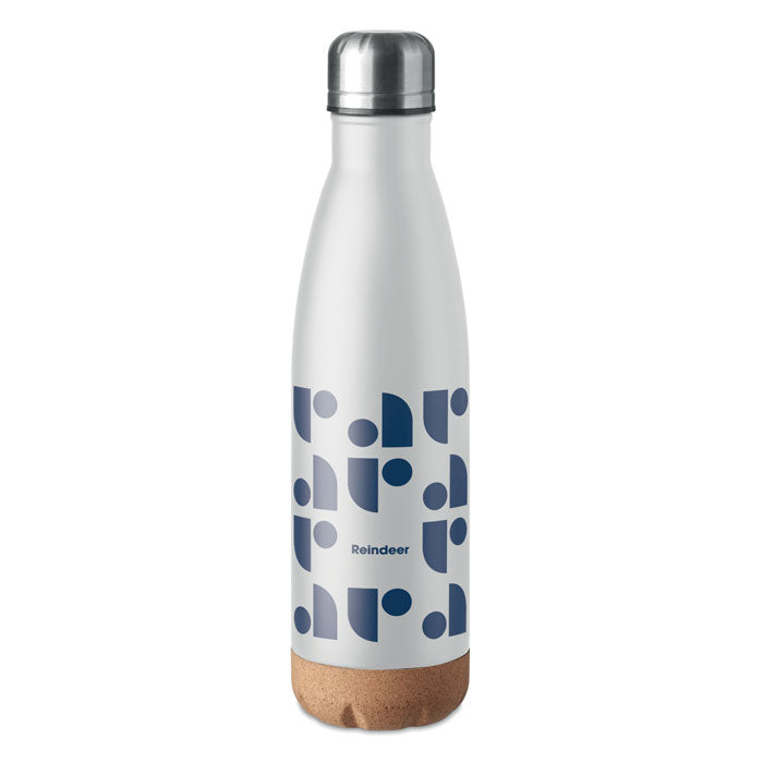Saint-Omer | Bouteille acier inoxydable à personnaliser avec base en li!ège