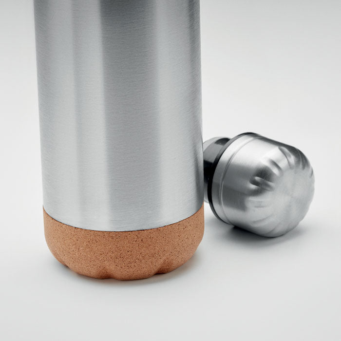 Saint-Omer | Bouteille acier inoxydable à personnaliser avec base en li!ège