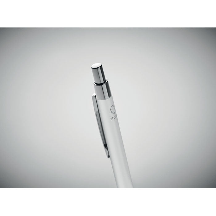 Ufa | Stylo bille à bouton poussoir en aluminium recyclé
