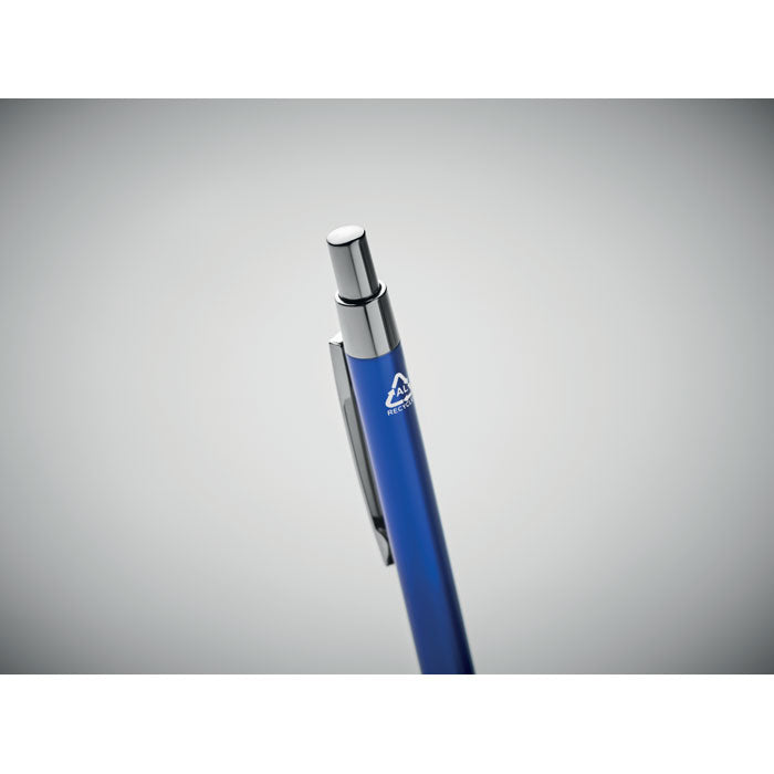 Ufa | Stylo bille à bouton poussoir en aluminium recyclé