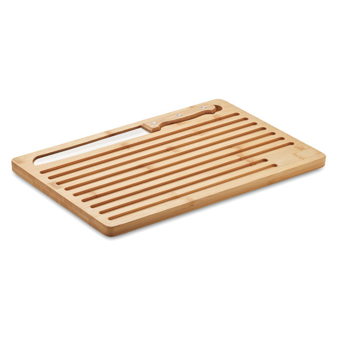 Saint-Denis | Planche à pain en bambou avec couteau personnalisable