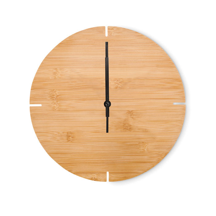 Hong Kong | Horloge murale en bambou