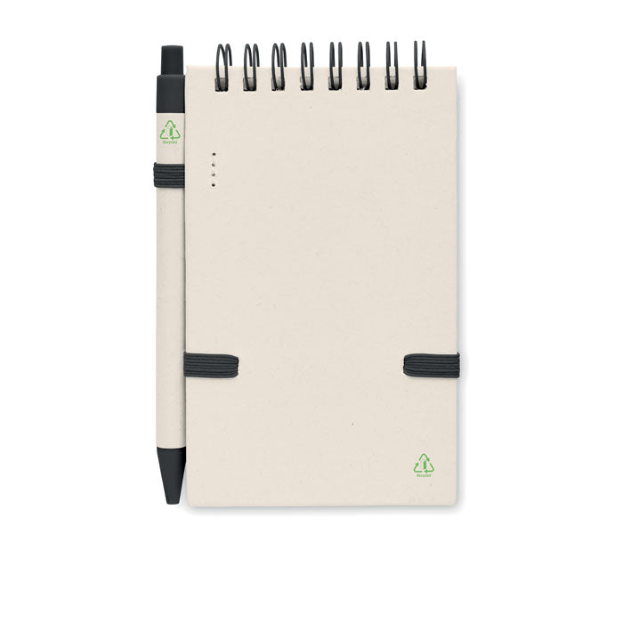 Jeju | Bloc-notes A6 à spirales avec stylo