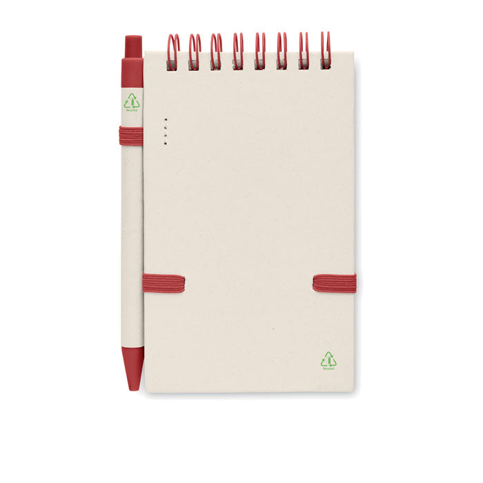 Jeju | Bloc-notes A6 à spirales avec stylo