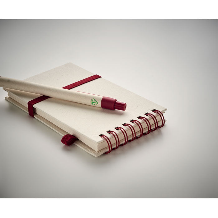 Jeju | Bloc-notes A6 à spirales avec stylo