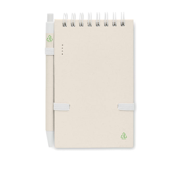 Jeju | Bloc-notes A6 à spirales avec stylo