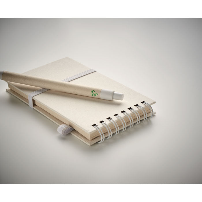 Jeju | Bloc-notes A6 à spirales avec stylo
