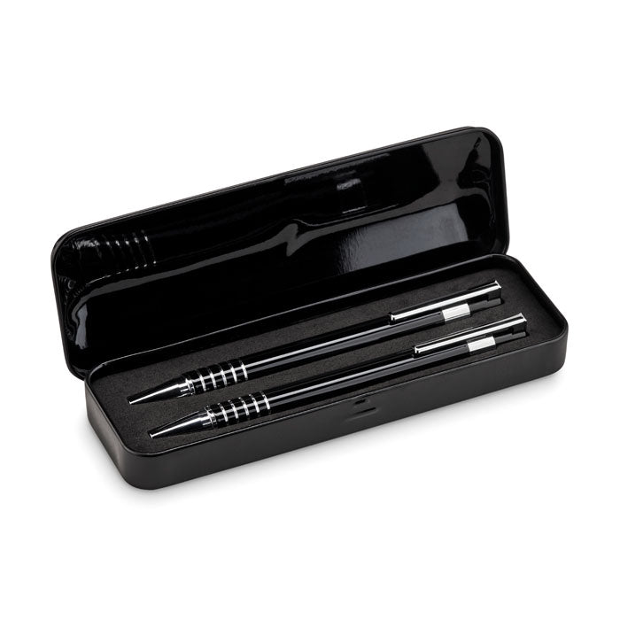 Doha | Set Stylo aluminium étui en métal