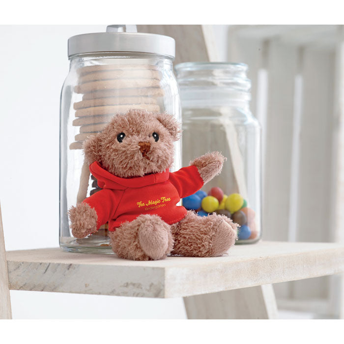Cracovie |Our en peluche personnalisable avec t-shirt blanc