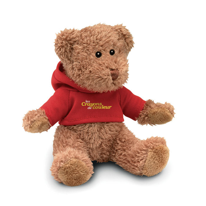 Cracovie |Our en peluche personnalisable avec t-shirt blanc