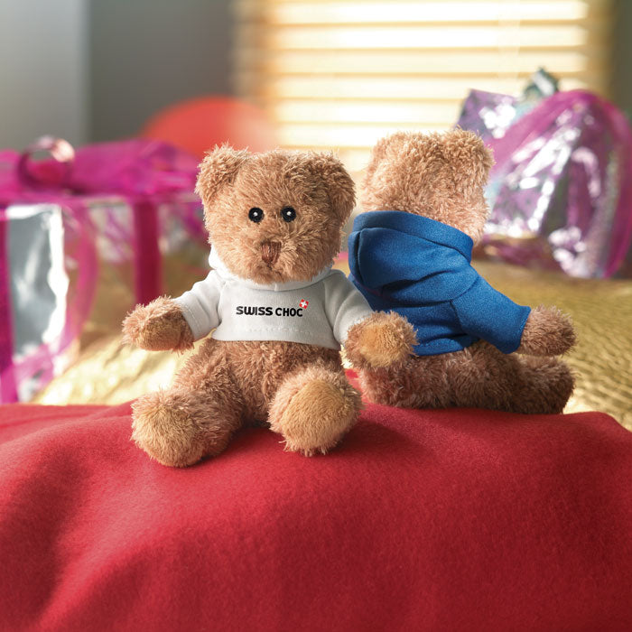 Cracovie |Our en peluche personnalisable avec t-shirt blanc