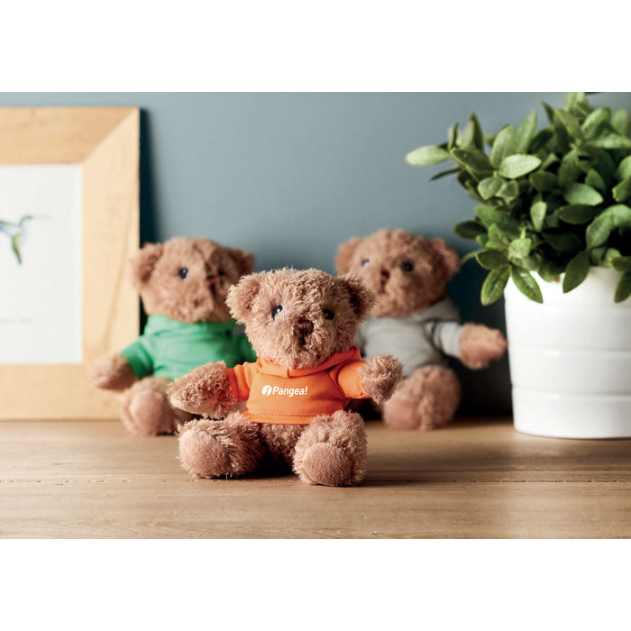 Cracovie |Our en peluche personnalisable avec t-shirt blanc