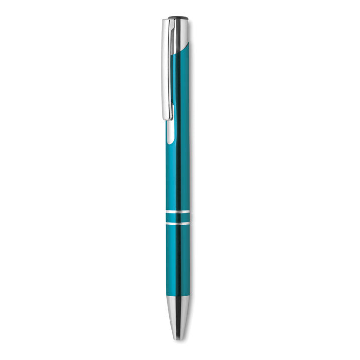 Mexico | Stylo bille rétractable en aluminium. Encre bleue